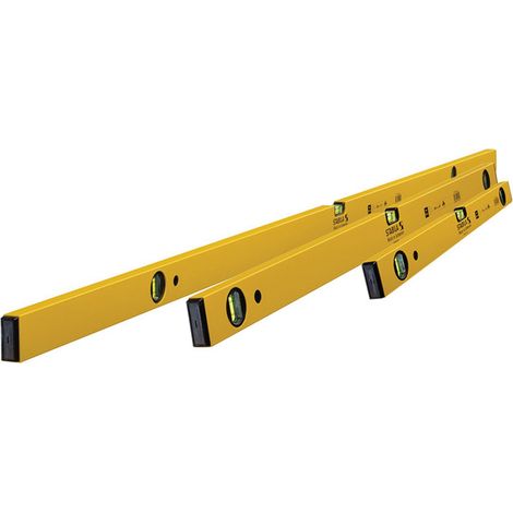 Stabila 70-2 Spirit Level 5 Piece Set 180cm, 120cm, 60cm, Pocket Level and Bag