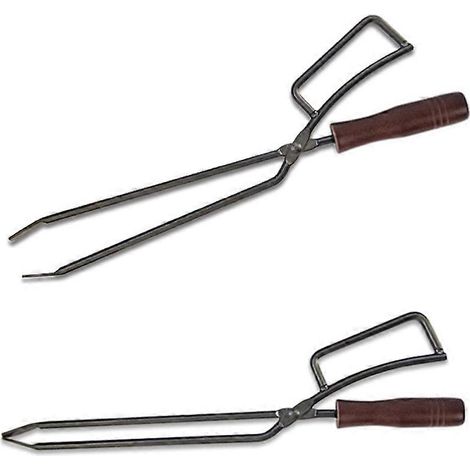 Pince à bois épaisse et pratique pour barbecue et pique-nique, idéale pour les bûches et le camping. (1/5)