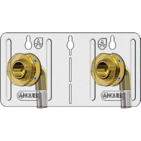 Sortie de cloison BIMFIX 150 mm Multicouche à sertir Ø16x2 - sortie coudée F1/2'' - Anquier