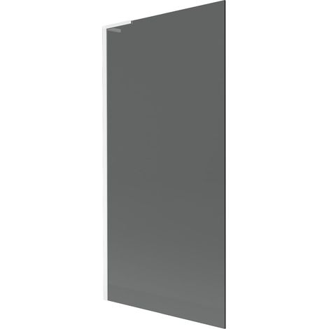 Mexen Next L paratia per vasca da bagno a 1 anta 90 x 150 cm, grafite, bianco - 895-090-000-03-40-20 (1/5)