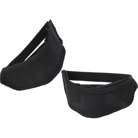 1 Paire de Lanières de Pédale Vélo en Toile, Couvre-Pied avec Double Fermeture Auto-Agriffante (1/5)