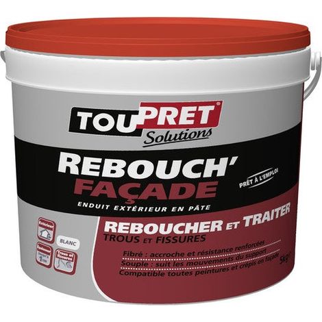 Stucco per facciate 5 Kg in polvere, per facciate esterne TOUPRET