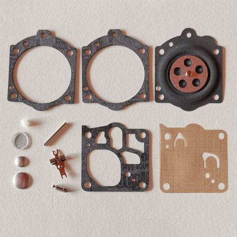 Le kit de réparation de carburateur Walbro K10-RWJ K960 K970, comprenant un diaphragme et un joint, répare les carburateurs et convient aux scies à découper Huswarovski.