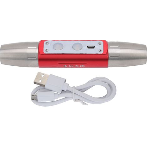 Luz Para Evaluación De Piedras Preciosas - 4 Modos De Luz - Carga USB - Batería De 2600 mAh - Construcción Metálica - Para Joyería Y Jade (1/5)
