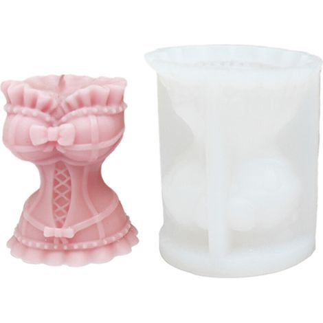 Moules en Silicone pour Vase, robe de-moule à bougie solide (1/5)