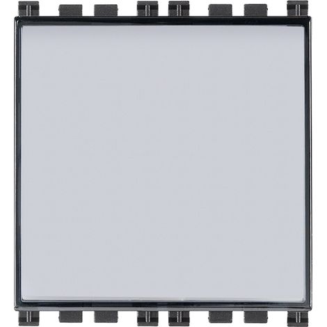 VIMAR - 19050 Pulsante targhetta 1P NO 10A grigio