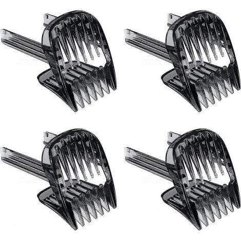 Lot de 4 sabots neufs de 1 à 7 mm pour tondeuses à cheveux HC9450, HC9490, HC9452, HC7460 et HC7462 (référence MXBC). (1/5)