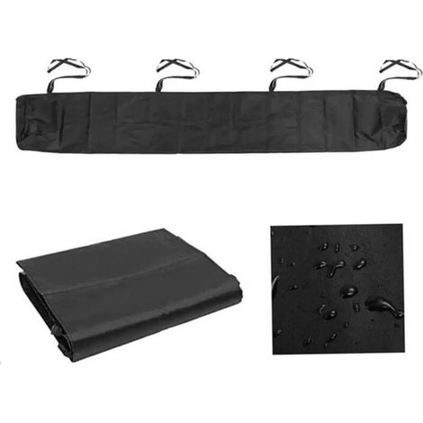Housse de Auvent Jardin Protection, BâChe Sac de Rangement 420D Oxford Contre Les UV Anti-poussière étanche Contre la Neige et la Pluie en Hiver, pour Canopy Shelter De Terrasse Meubles (Noir,