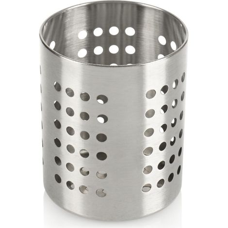 Égouttoir à couverts, porte-ustensiles cuisine acier inoxydable, panier à couverts, porte-serviettes, argent.