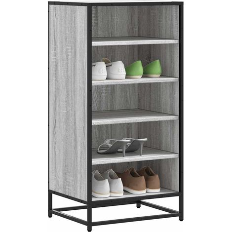 Schuhregal Grau Sonoma 48x38x97,5 cm Holzwerkstoff