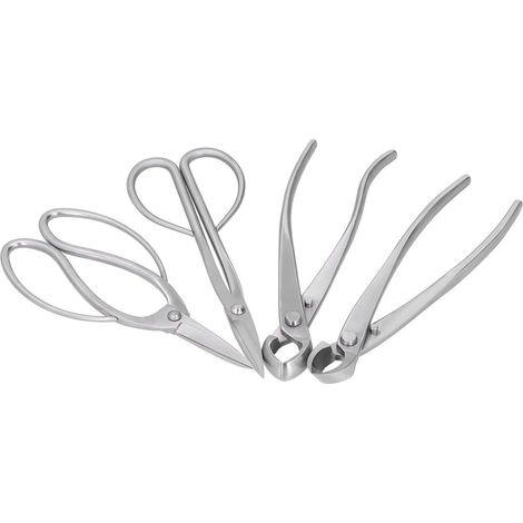 Ensemble d'outils pour bonsaï, coupe-bouton en acier inoxydable, ciseaux de taille, Kit d'outils de jardinage (1/5)