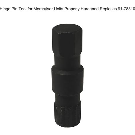 Outil de goupille de charnière pour unités Mercruiser correctement durci, remplace 91-78310 (1/5)