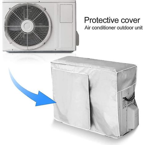 Housse étanche pour climatiseur 72 x 26 x 57 cm, compatible avec un climatiseur 1P de 90 x 30 x 60 cm. (1/3)