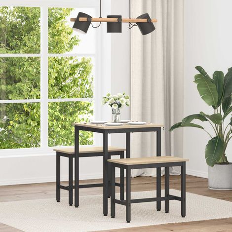 Dining Tables 60 x 60 x 75 cm Engineered Wood Sonoma Oak Square vidaXL