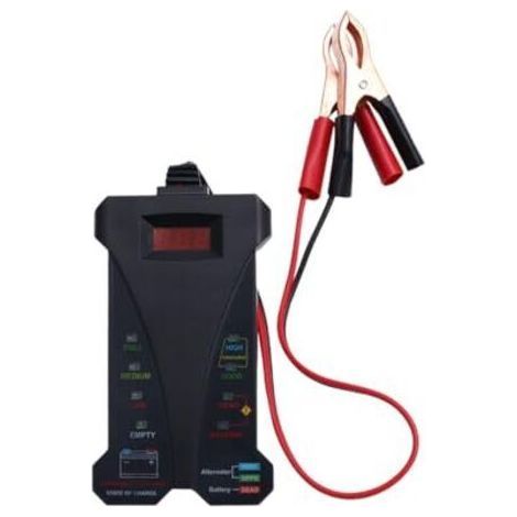 Testeur de Charge Batterie Numérique pour Auto Design Intelligent, Fonctionnement Facile, Matériau Plastique et Métal, Outil Diagnostic Automobile Fiable - (1/5)