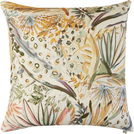 Housse de coussin en Toile imprimée labellisé OEKO-TEX AQUARELA (1/4)