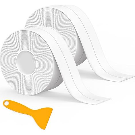 Bathroom Seal Waterproof Silicone Tape White (1/5)