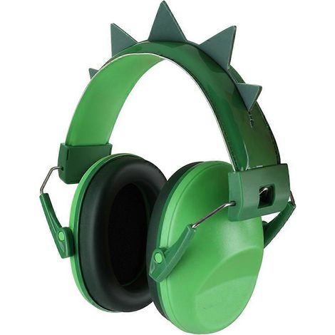 Casque antibruit Green Ears pour enfants, réglable et protecteur auditif, idéal pour étudier et dormir. (1/5)