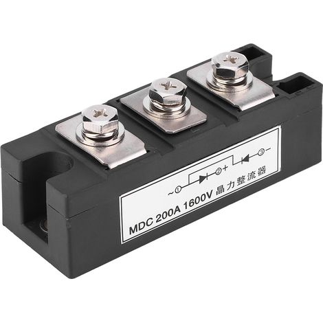 Module de pont redresseur MDC 200A 1600V, module de diodes de pont redresseur pour onduleur (1/5)