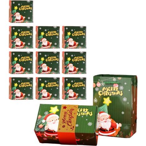 Boîte-cadeau de noël pliable polyvalente et sac de-10 je (1/2)