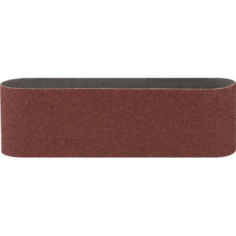 Set de 3 bandes abrasives pour Ponceuse à bande 75 x 533 mm Grain 100 (1/3)