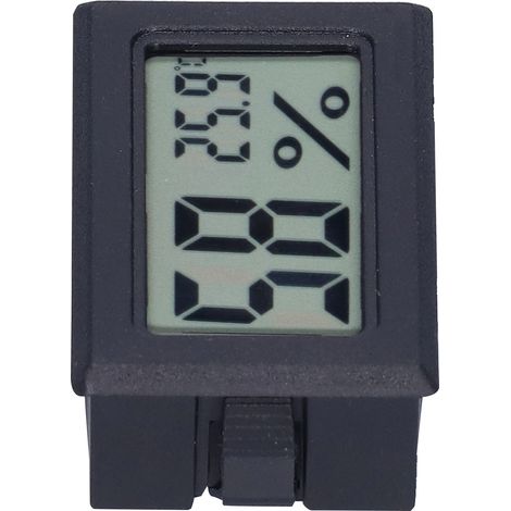 Thermomètre numérique à affichage ABS pour intérieur, idéal pour la maison connectée FY11001 Noir (1/5)