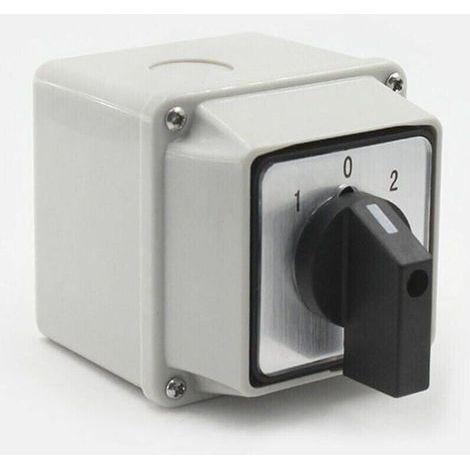 Interruttore selettore rotativo universale Came LW26-20A 220V - 8 terminali, 3 posizioni 1-0-2, interruttore inverter con colori multipli, luce più grande (1/4)