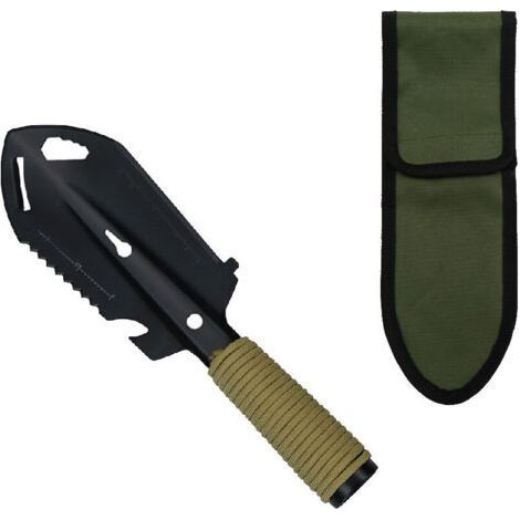 Mini Metal Garden Shovel, Stainless Steel Practical Gardening Tool for Camping and Travel (1/4)