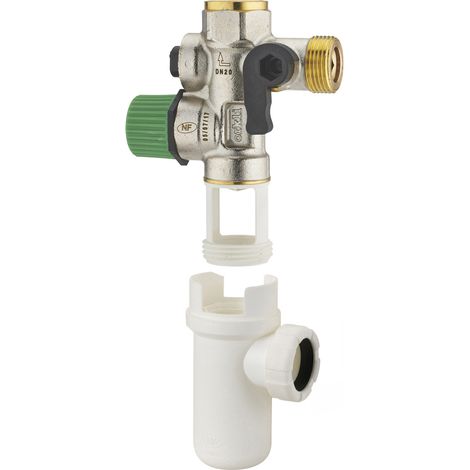 Groupe de sécurité siège inox NF  NOYON & THIEBAULT Droit + siphon