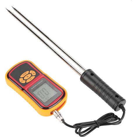 GM640 Tragbares digitales LCD-Getreidefeuchtigkeits- und Temperaturmessgerät für Weizen, Reis, Mais und Bohnen (1/5)