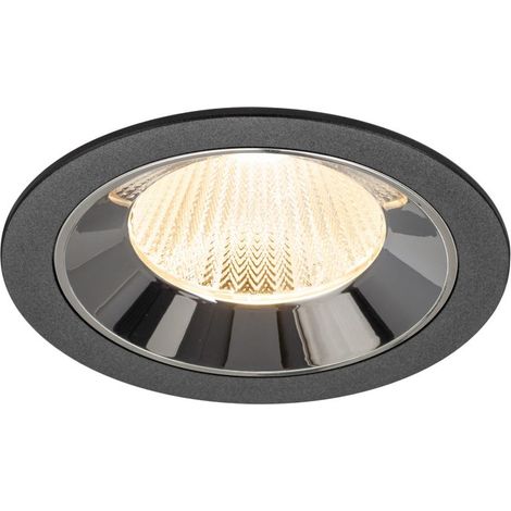 Spot encastré Numinos L noir/chrome 2700K - 40 deg - 1009761