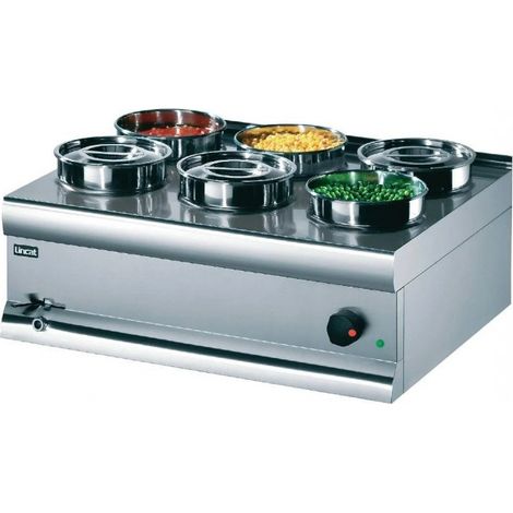 Bain-marie 6 pots x 4,5 Litres, 2000 W, 220 V - MONO