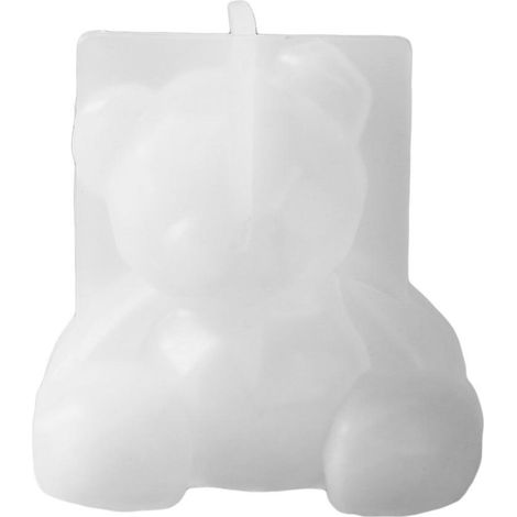 3D-Silikonform für Auto-Aromatherapie, geometrisches Bärenmotiv