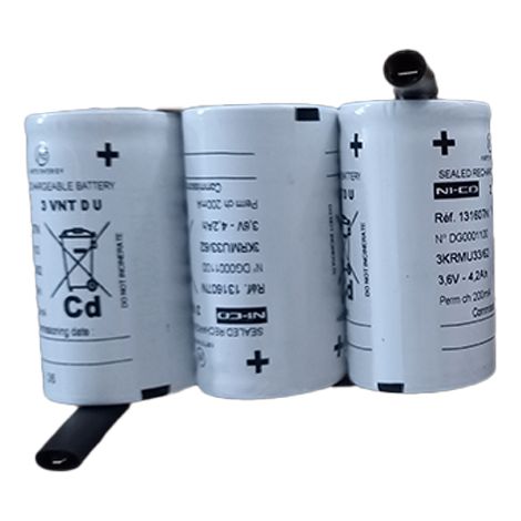 Batterie d'éclairage de secours 3,6V 4Ah – Nickel-Cadmium – Compatible avec modèles 781881, 326590 – MGN7432 (1/2)