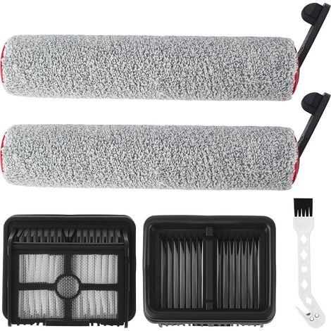 Filtre d'aspirateur pour Aspirateur pour Dreame H12 Pro, 2 Filtres HEPA + 2 Nrosses à Rouleaux + 1 Brosse de Nettoyage,pour Aspirateur Dreame H12 Pro (1/5)