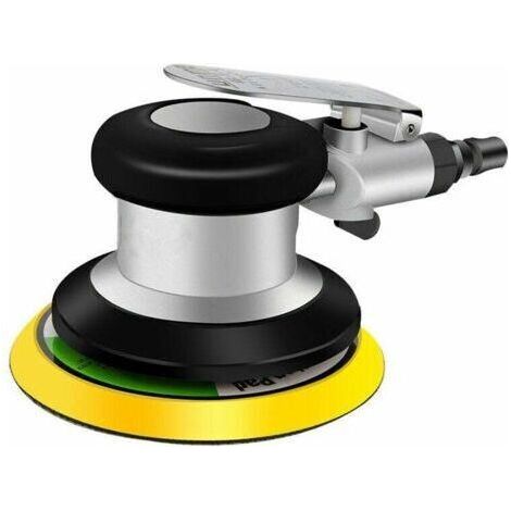 Ponceuse orbitale aléatoire pneumatique professionnelle 1 pièce, mini polisseuse pneumatique à double action haute performance, 9500 tr/min (125 mm) (1/5)
