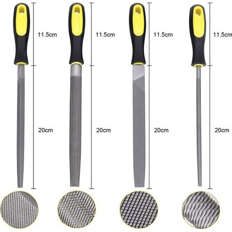 18 Diamantfeilen für Metalle – Komplettes Polier- und Entgratset – Oberflächenbearbeitung von Stahl-, Edelstahl- und Legierungsteilen (1/5)