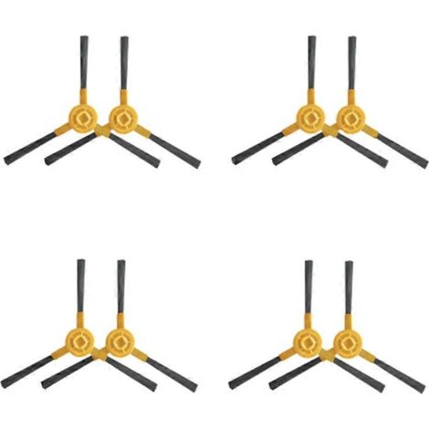 Set mit 8 Seitenbürsten für Haier Saugroboter der Serien T550 und T560, Modelle TAB-T560H und TAB-T550WSC, sowie für die Conga 950-Serie