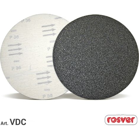 ROSVER DISCHI A STRAPPO AL CARBURO DI SILICIO VDC PER MARMO E GRANITO Ø150 G. 60 (1/3)