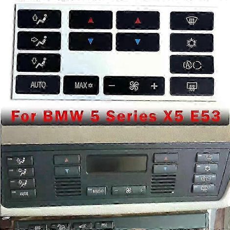 Set de boutons de panneau de climatisation pour BMW X5 E53 1999-2006 (1/5)