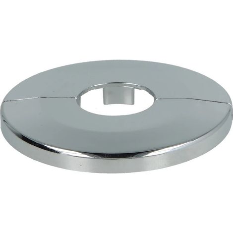 Rosace à clipser chromé diam. 22 mm , 65 mm, H 6,5 mm