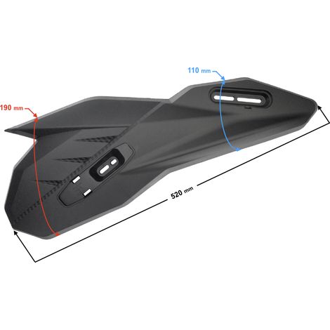 Carcasa del amortiguador derecho para patinete eléctrico Energy (1/3)