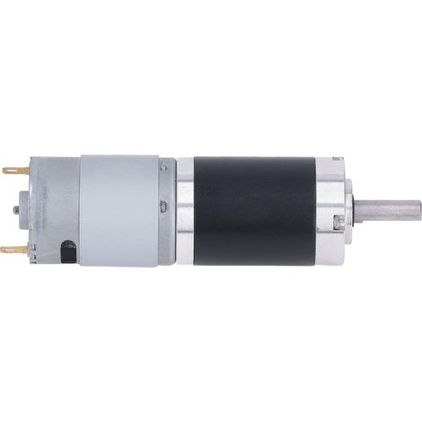 Moteur à courant continu à balais, rotor en fil de cuivre pur, métal tout corps, dissipation rapide de chaleur, petit moteur réducteur pour machines 2386RPM (1/5)