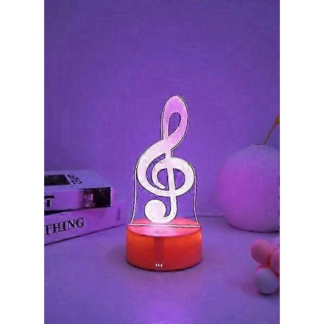 Lampe de bureau pour enfants, 1 pièce, tactile, dégradé de lumière RGB 7 couleurs avec effet respirant (1/3)