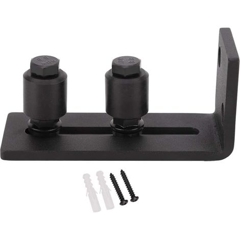 Guide de sol pour porte de grange coulissante acier carbone (1/5)