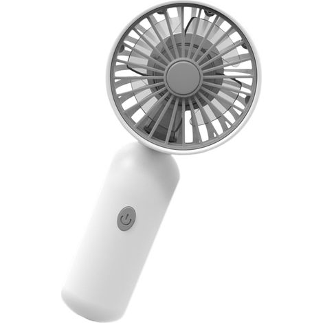 Universeller, tragbarer Ventilator – USB-aufladbar, drei Geschwindigkeitsstufen Ideal für heiße Tage und Reisen – Grau (1/5)