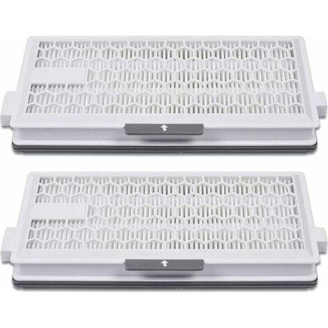 2er-Pack Airclean HEPA-Filter für Miele Complete C3 Powerline S8340 Staubsauger – Air Clean SF-HA 50 für Complete C2 C3 Compact C1 C2 – 2er-Pack Staubsauger-Ersatzteile (1/4)