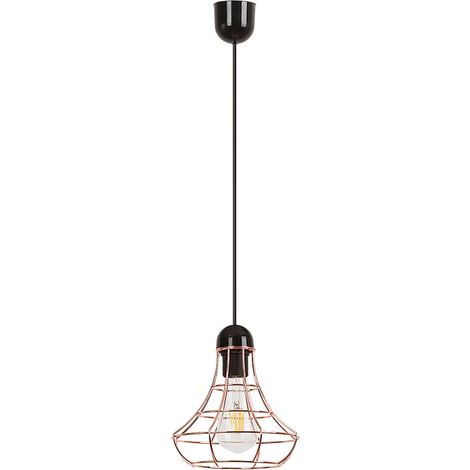 Lampada a sospensione Ramsey rame metallo plastica / Ø20cm nero (1/5)