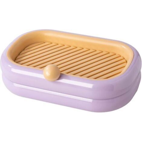 Double-layer soap dish for school, travel, bathroom, bathroom accessories