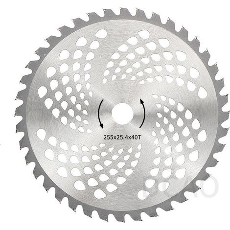 Lame de Tondeuse et Disque de Scie Circulaire en Alliage 40/60/80 Dents, Tête de Coupe pour Débroussailleuse, Accessoires de Remplacement Robustes-x